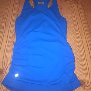 Athleta Athletic Raunched Sides Workout Tank